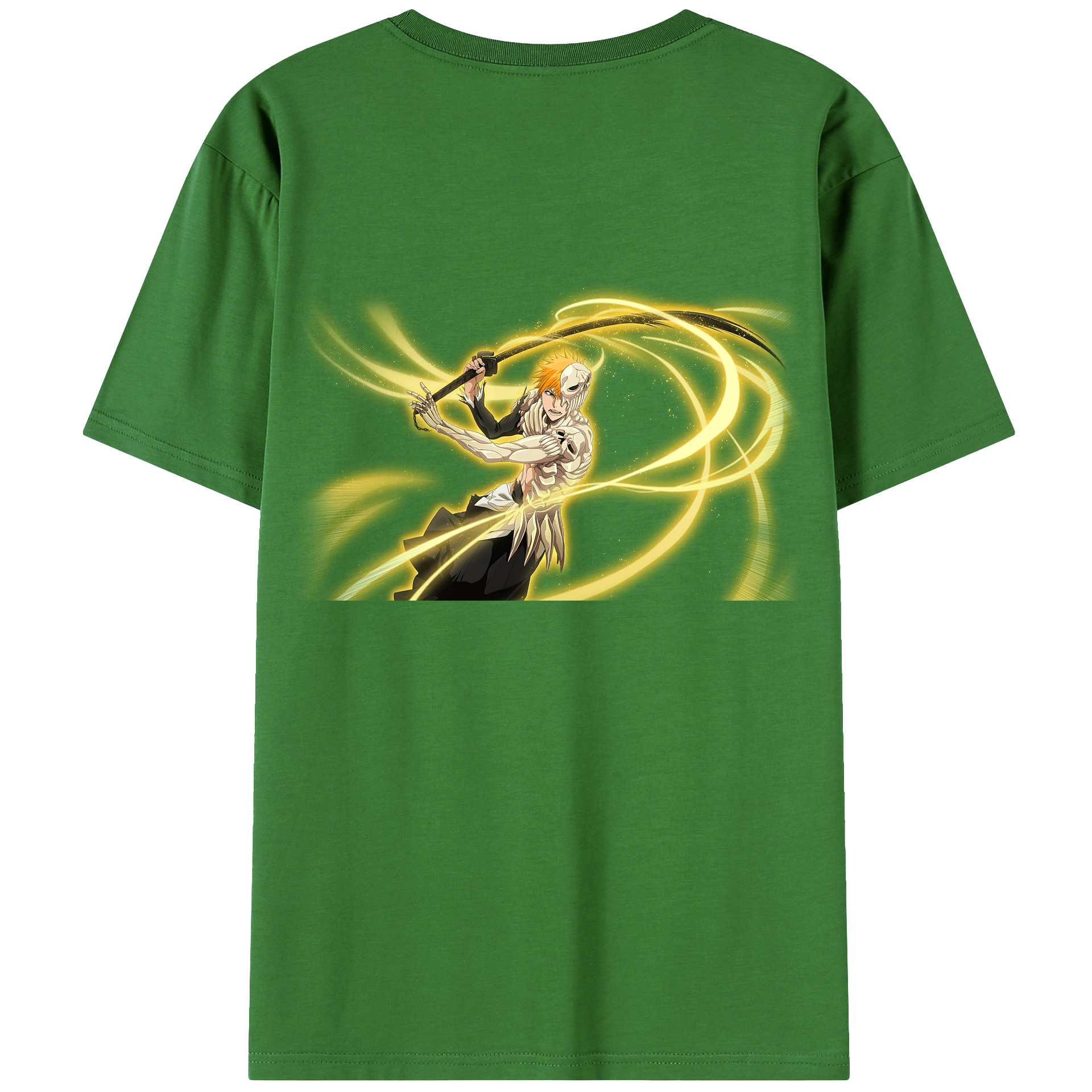 （画像用） ブリーチ 黒崎一護（くろさき いちご）BLEACH Kurosaki Ichigo レディース半袖Tシャツ(バックプリント)